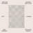 Makhia Modern Geometric Circles In Squares High-Low White/Cream Rug-1302306224