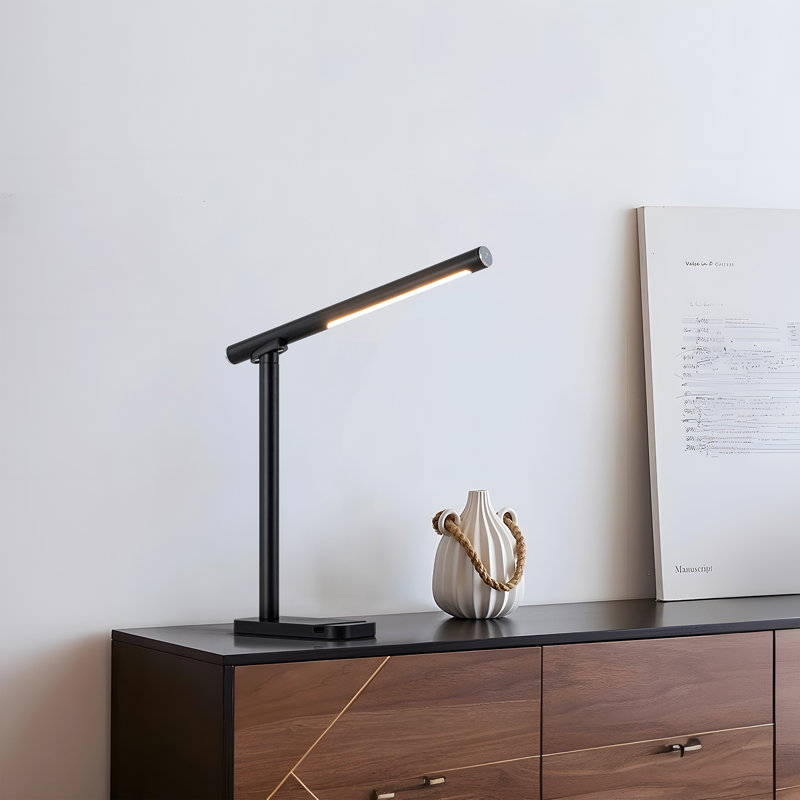 Rechargeable Led Dimmable Desk Lamp, Black