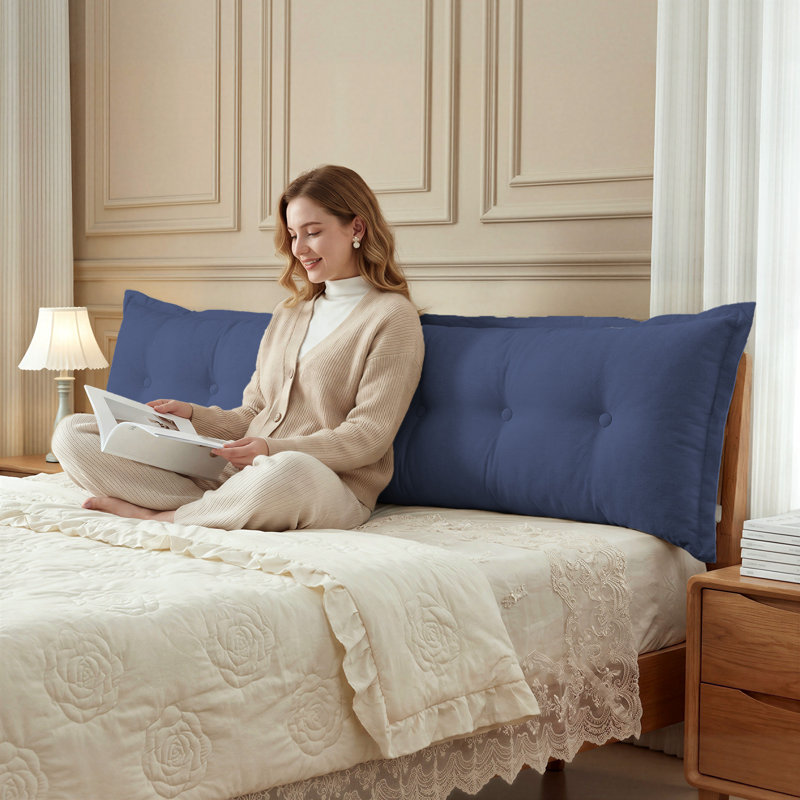 Backrest Pillow, 50cm x 200cm, Blue