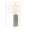 Ribbed Ceramic Table Lamp