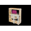 Rangement coulissant pour porte-couteaux en bois avec fermeture en douceur