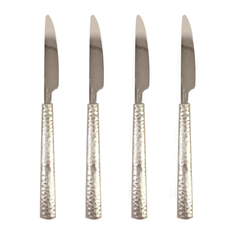 Anacletus Stainless Steel Dinner Knife, Silver