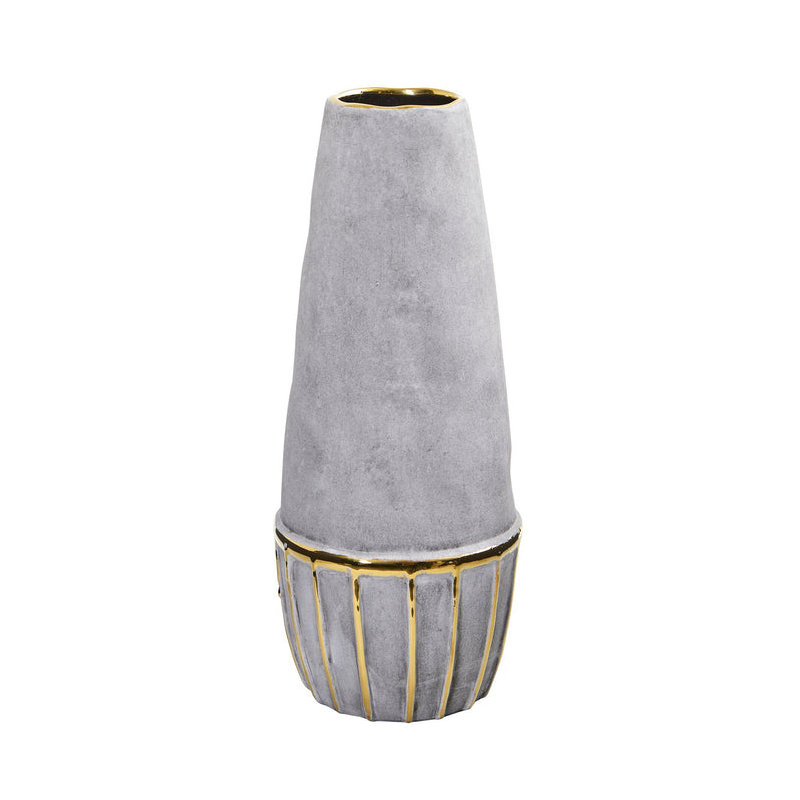 Ceferino Ceramic Table Vase, 15" H x 6.5" W x 6.5" D