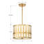 Luminaire suspendu cylindrique 5 lumières Athziri-65287460-104564173