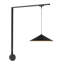 Luiz 16-in Black dimmable LED Trilo Wall Kit-1680150059