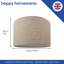 Ibiza Linen Drum Lamp Shade-604013827-604013828