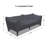 Catalonia 83.8 Wide Straight Patio Sofa Cover