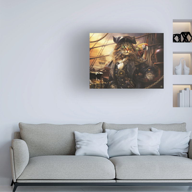 Michael David Ward Captain Jackitty Canvas Art, 14" H x 19" W