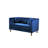 Edwina 59" Velvet Square Arm Loveseat-199916367