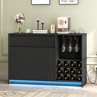 Armoire à vin 47,2 "avec DEL