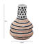 Vase en coton à imprimé moderniste
