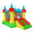 GOOSH 8' Wx 12' D Inflatable Bounce House with Slide and Air Blower-102359184