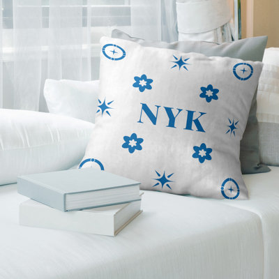 Coussin en coton New York