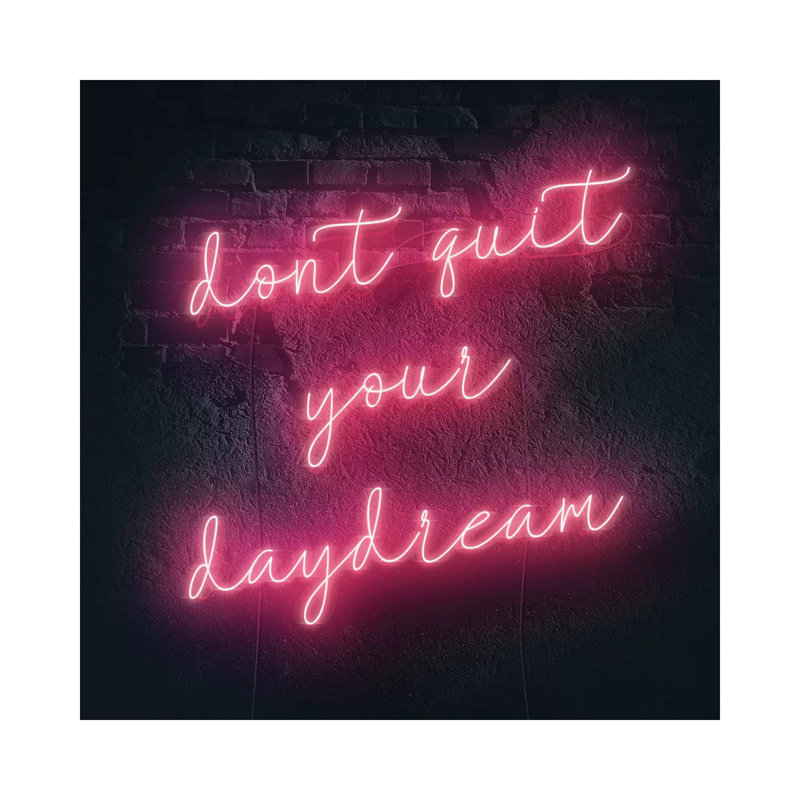 «Neon Inspo III» par Victoria Borges - impression d'art graphique, Toile tendue, Aucun mat, H 12 po x l 12 po x P 0,75 po