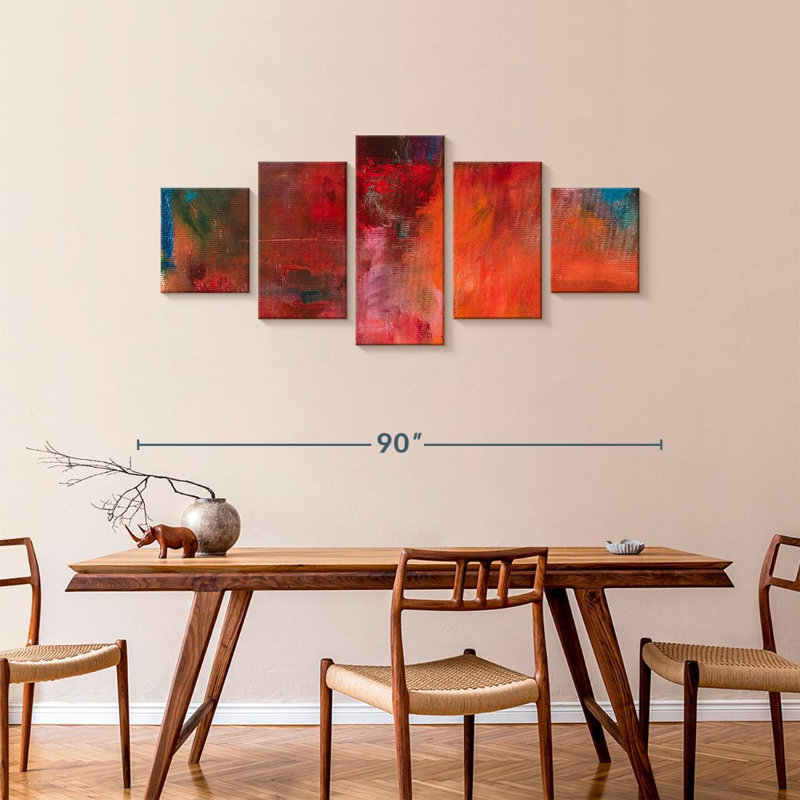 Couleurs de flammes Hajek, H 36 po x l 80 po