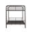 Full/Full Bunk Bed With Bristol Gunmetal Finish, Convertible To Two Full - Sized Beds, Metal Tube Slat System, Reversible , Length Guard Rail, 6 Inch Mattress Height For Top Bunk, 38 Rail , 11 Floor