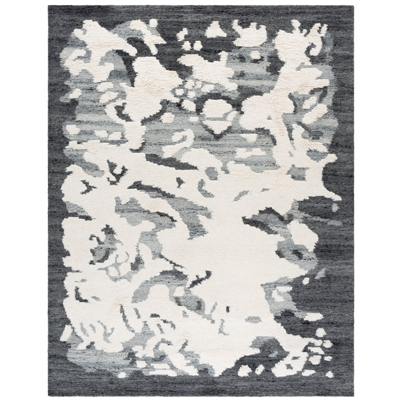 Casablanca 445 Hand Tufted Wool Pile Abstract Rug, Rectangle 8' x 10'