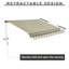 Housse rétractable en polyester l 144 po x P 60 po Aoodor-94592651-94586775