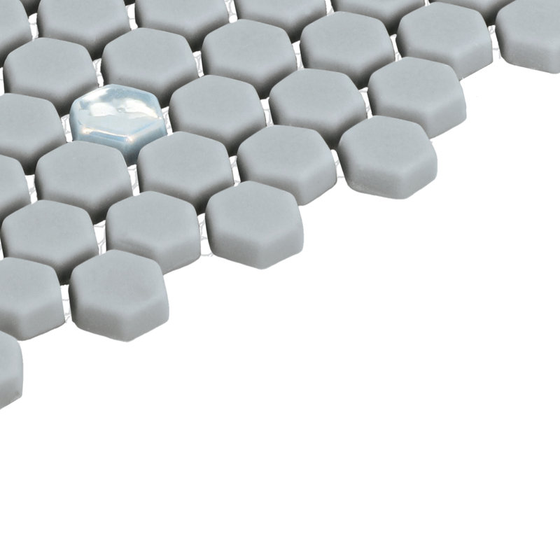 Mini mosaïque en verre hexagonale pour mur et plancher de 5/8 po Starcastle (ensemble de 15), Wonderstar
