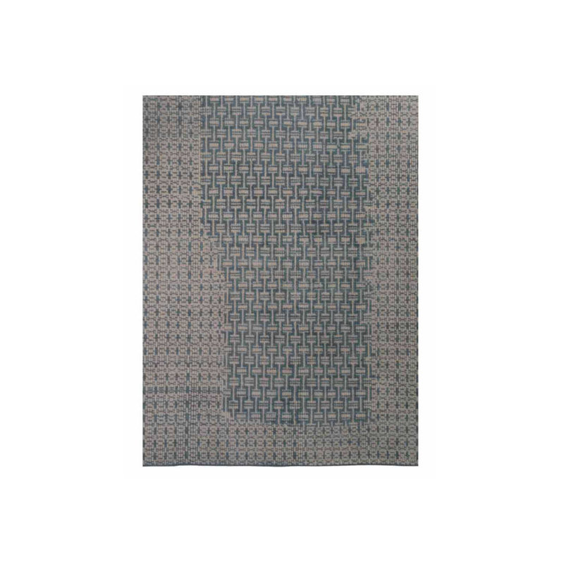 Hand Knotted Wool Area Rug, Rectangle 8' x 10'