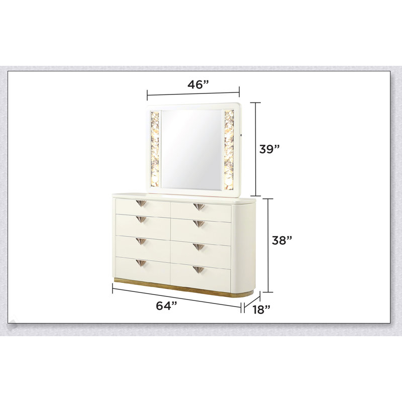 Commode 8 tiroirs La Pierre