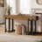 62.99" Long Console Table For Entryway, Industrial Wooden Sofa Table With Sturdy Metal Legs For Hallway, Living Room, Entrance-418491178