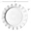 Assiette plate Signature Ruffle