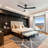 52" Modern Ceiling Fan with Light & Remote, High-Airflow 6-Speed Timer, Low Noise DC Motor, 3CCT & Dimmable ﻿-1083487749-1083487750
