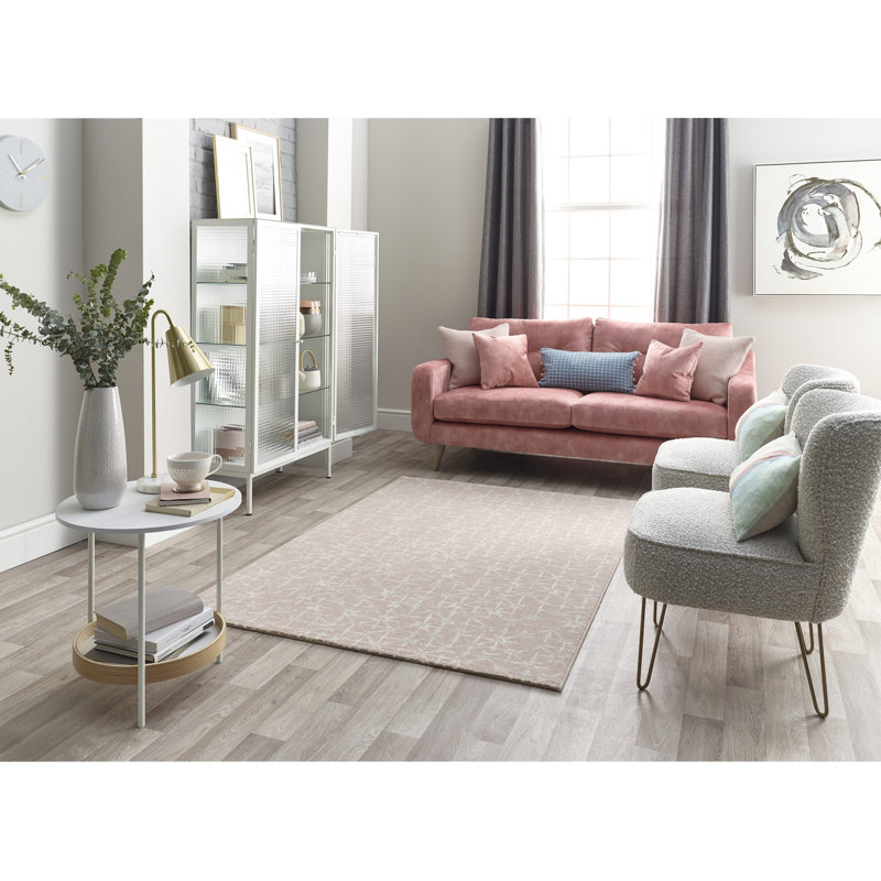 Abasi Geometric Wool Area Rug, Rectangle 160 x 230cm