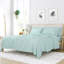 Ensemble de draps pour lit en microfibre brossée de 6 pièces Simply Soft-24746555-24746564