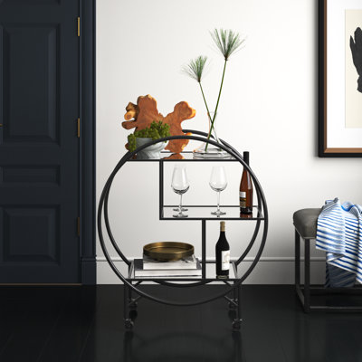 Vannoy Bar Cart by Mercury Row