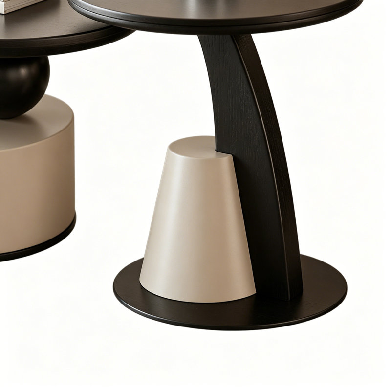 Ceballos, Noir, Blanc, H 17,71 po x L 35,43 po x l 17,71 po