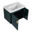 Ensemble de meuble-lavabo simple 27,75 po avec fixation murale en céramique Walkiria-1865245598-1865245601