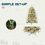 Arbre de Noël artificiel pré-éclairé enneigé-1382419616