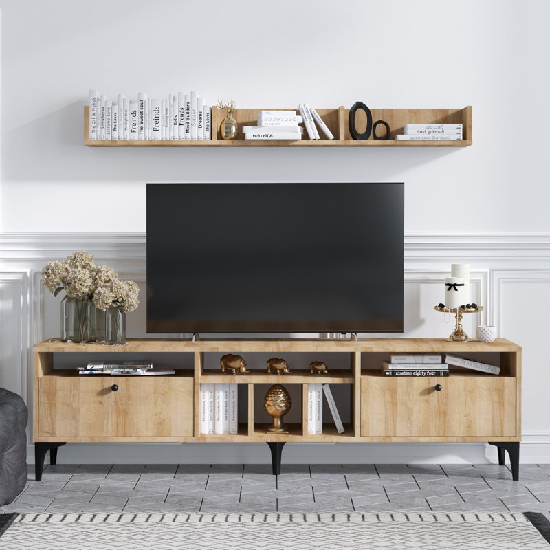 Alkaios Unfinished Entertainment Centre for TVs up to 55"