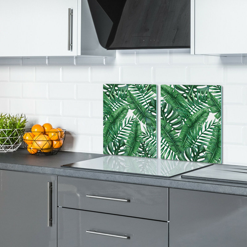 Argenta Palm Trees Leaf Chopping Board, 30cm L x 52cm W
