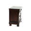 Table de chevet 2 tiroirs en cerisier antique pour la chambre à coucher - Bois d'hévéa robuste en merisier, Essential Strong