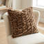 Coussin imprimé animal en fausse fourrure de chat jungle-1901782133