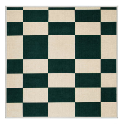 Machine Washable Botanical Brown Area Rug