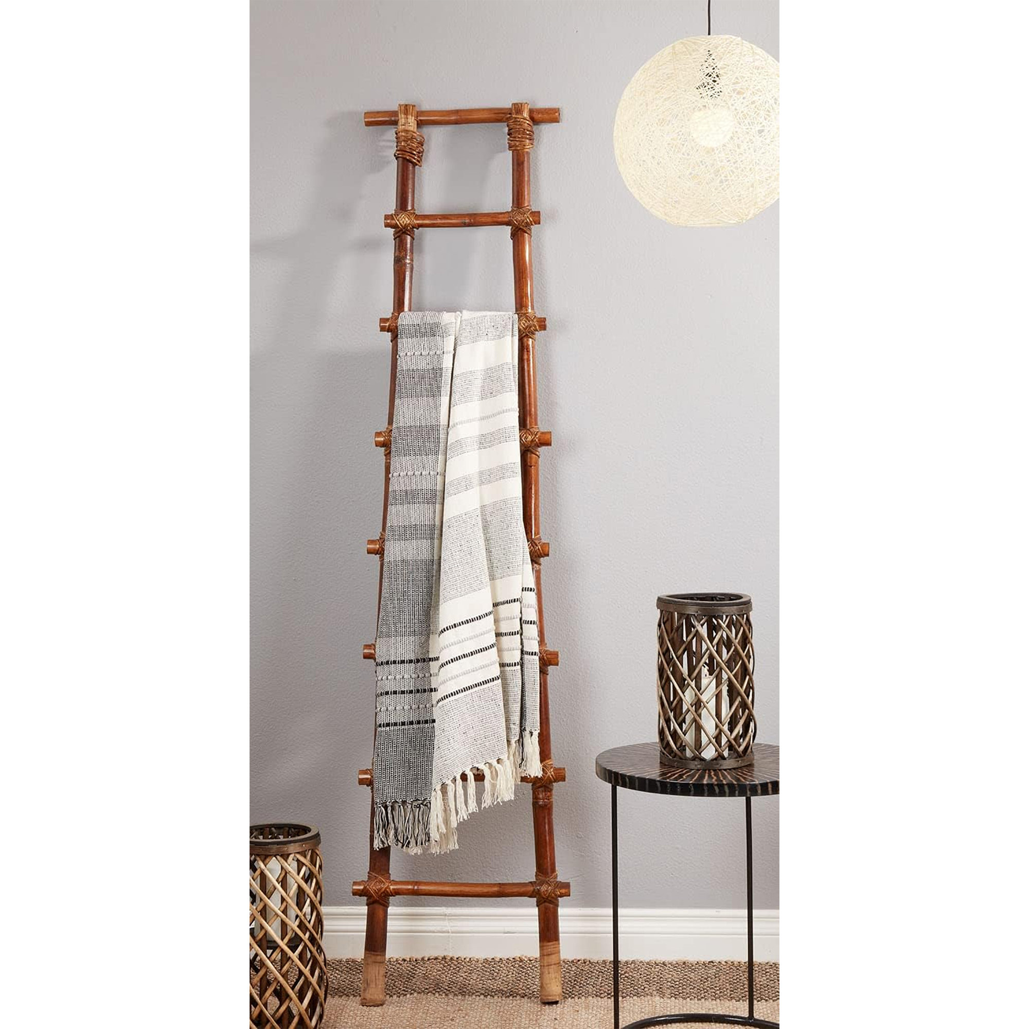 Sevan Collection Cotton Hand Woven Throw Blanket