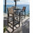 POLYWOOD Coastal 5-Piece Bar Set in Black / Burlap Sling