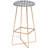 Upholstered Faux Leather Counter Stool
