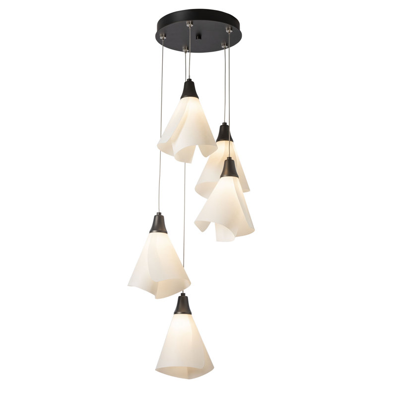 Mobius 5 - Light Cluster Pendant, 80", Oil Rubbed Bronze, 5