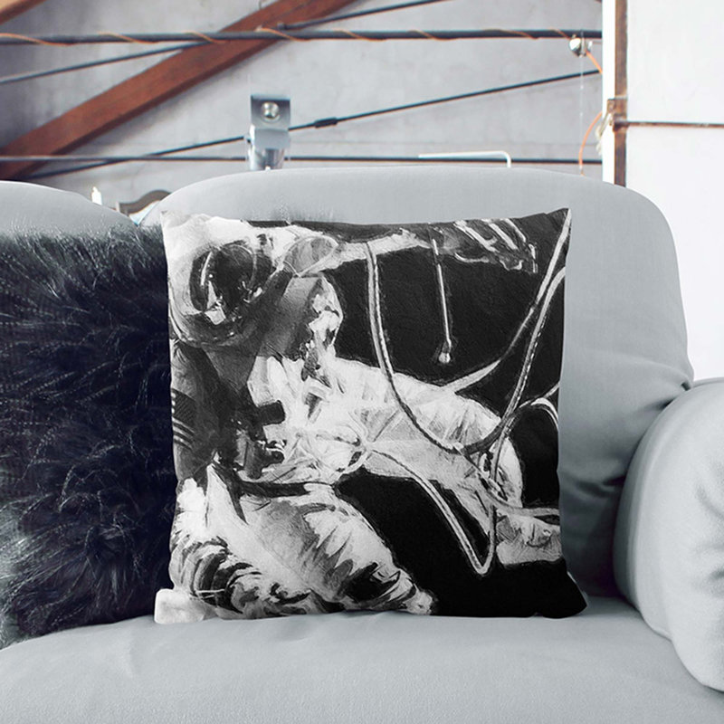 Square Throw Cushion, 40 x 40 cm, White