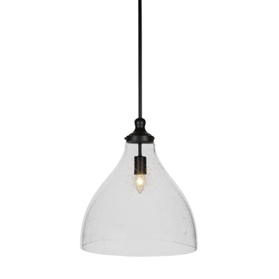 Elraine Stem Hung Pendant Glass