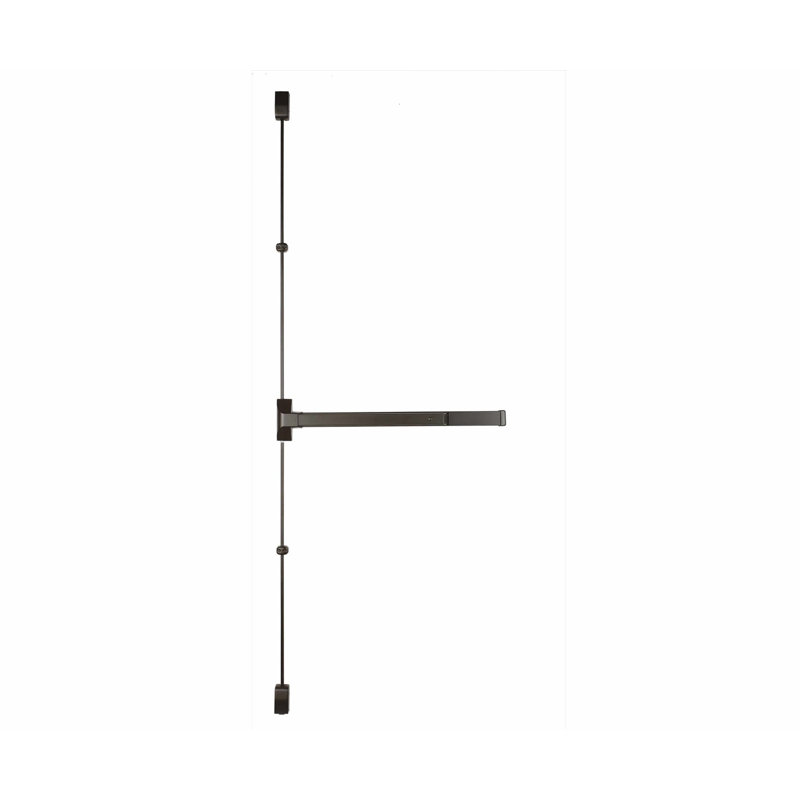 Dispositif de sortie de tige verticale style industriel Commercial, Bronze Dura, H 6 po x l 48 po x P 2,625 po