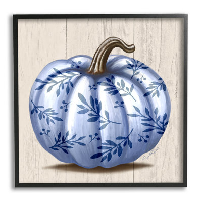 " Patterned Botanical Pumpkin " by Elizabeth Tyndall