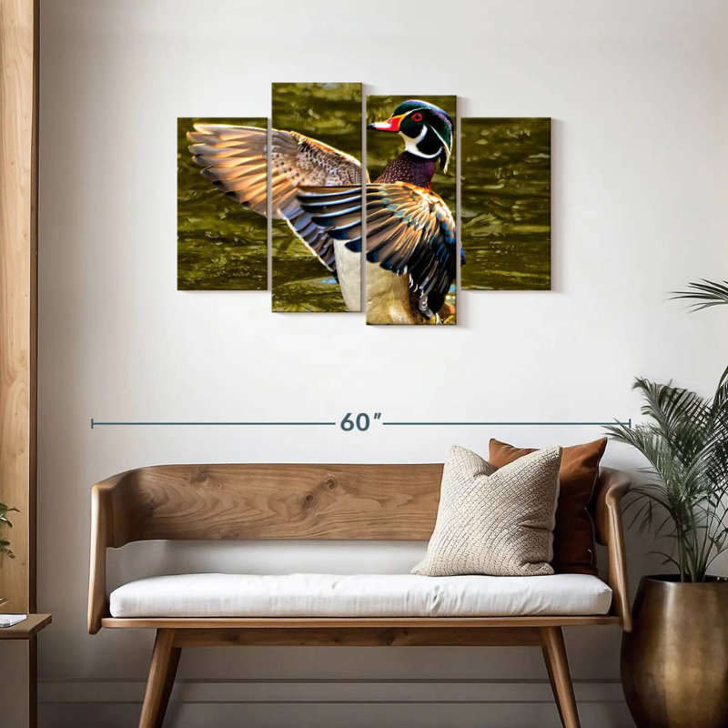 Duck Flapping Wings, H 27 po x l 43 po