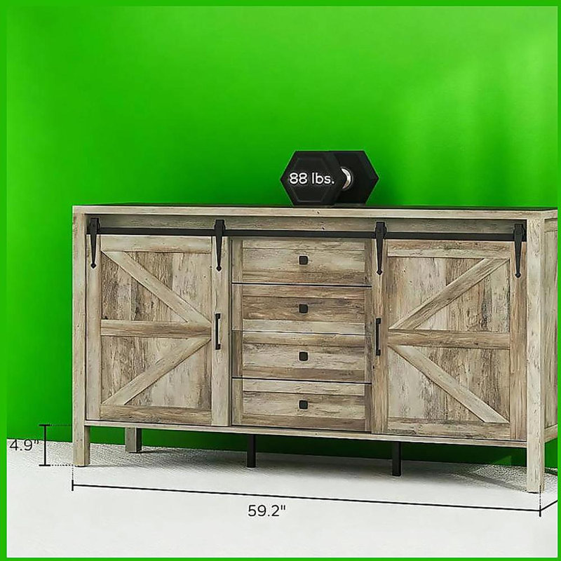 Buffet 59 "avec plateau épais