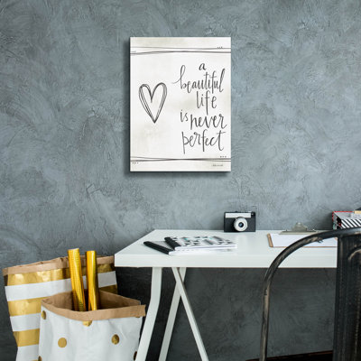  'A Beautiful Life' by Katie Doucette Canvas Wall Art, 12" x 16"